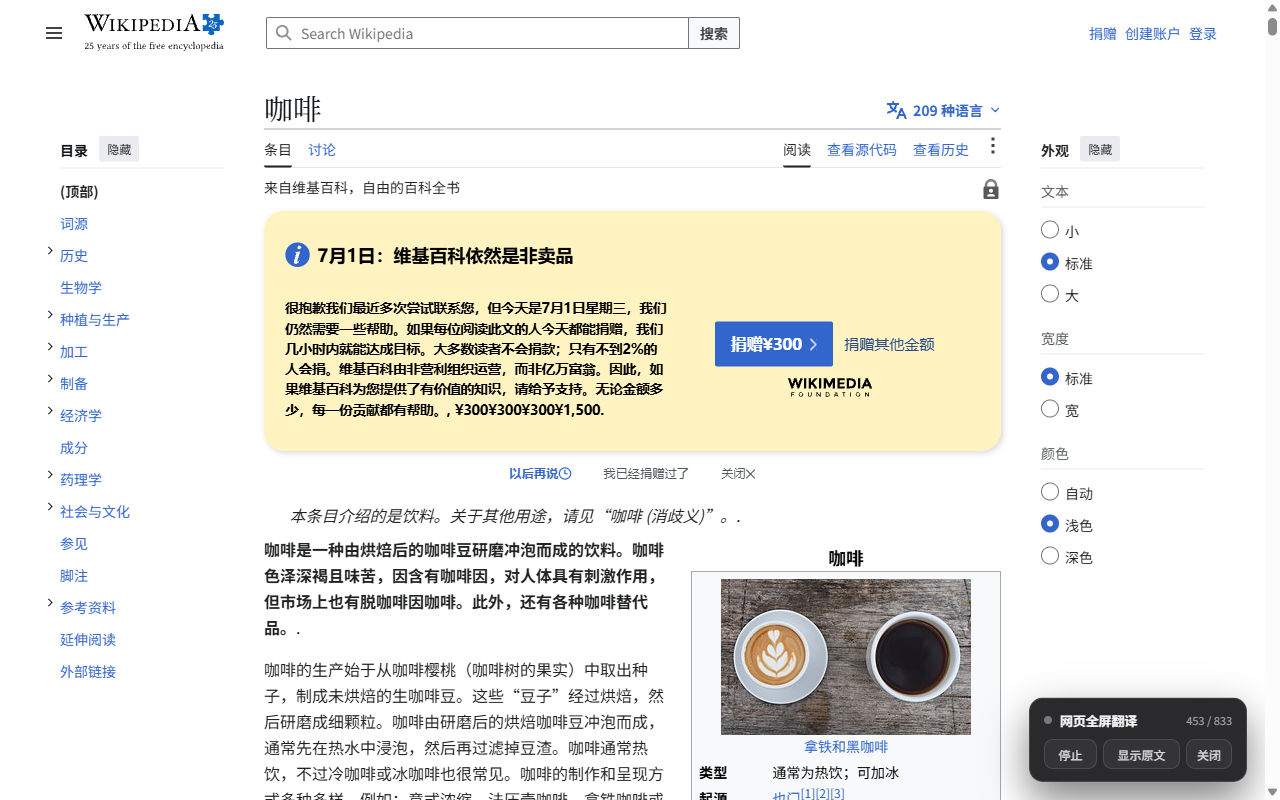 整页翻译